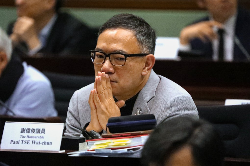 Lawmaker Paul Tse says he will still be critical whenever needed. Photo: Nora Tam
