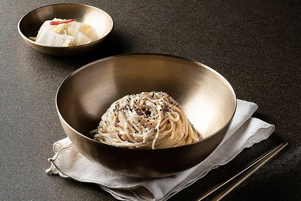 South Korean chef Kim Do-yun, of one-Michelin-star Yun Seoul, has a passion for noodles and has made it his mission to create varieties free from additives and that preserve a natural fragrance. Photo: Yun Seoul