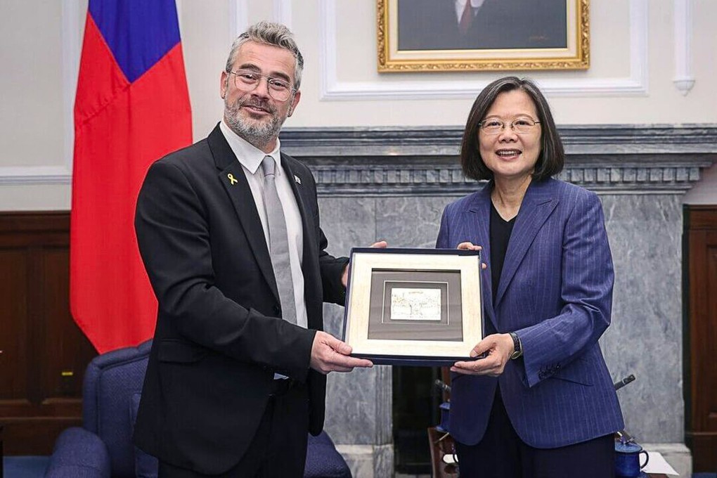 An Israeli cross-party delegation led by chair of the Knesset’s Israel-Taiwan friendship association, Boaz Toporovsky, met government officials and legislators throughout the trip, including President Tsai Ing-wen. Photo: Handout