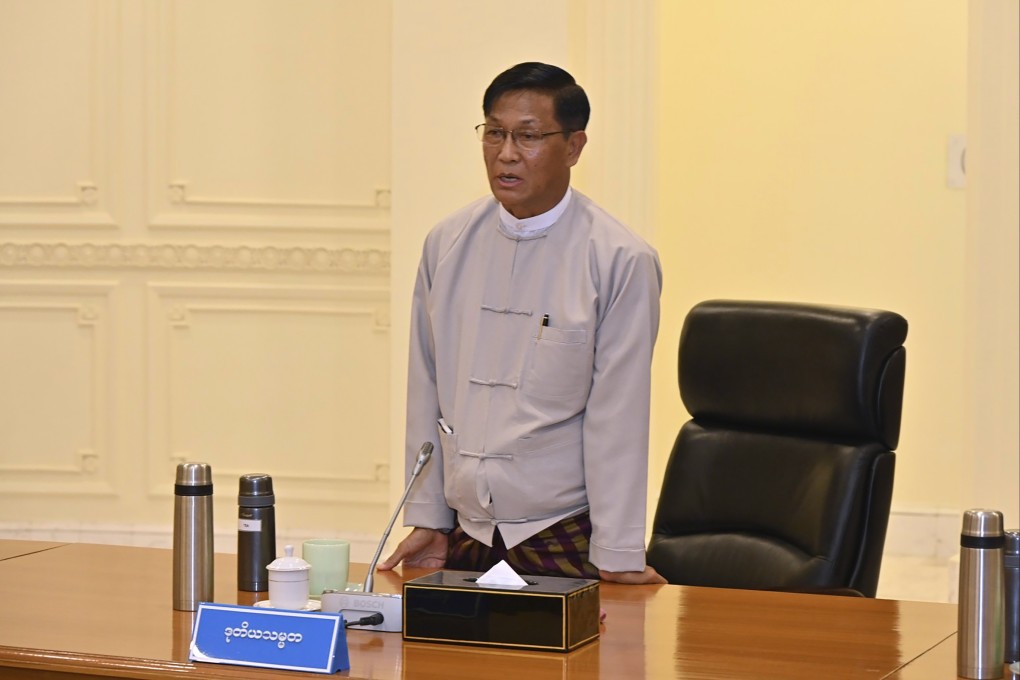 Myanmar’s Vice-President Henry Van Thio has stepped down. Photo: The Military True News Information Team via AP