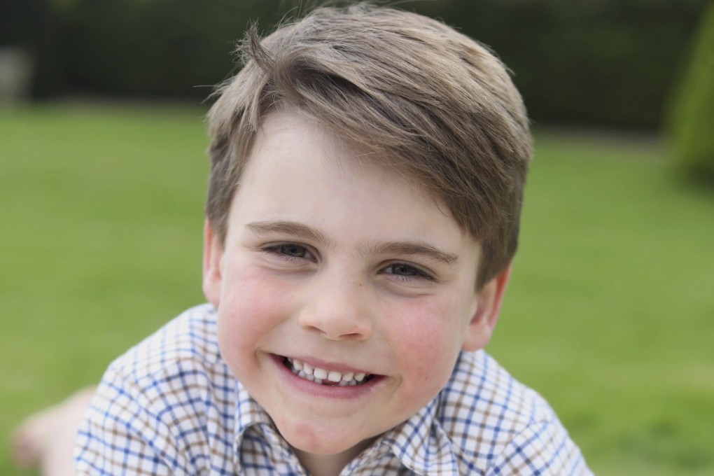 This undated photo was issued on Tuesday by Kensington Palace of Prince Louis to mark his 6th birthday. Photo: The Prince and Princess of Wales, Kensington Palace via AP