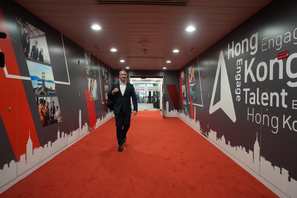 The Hong Kong Talent Engage (HKTE) Office at Revenue Tower in Wan Chai. The office will organise summits and conferences overseas and in the Greater Bay Area in support of its efforts to recruit highly skilled workers through the Top Talent Pass Scheme. Photo: Sam Tsang