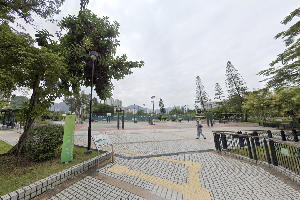 Yuen Wo Playground in Sha Tin, where the workers were cleaning sewage drains. Photo: Google Maps