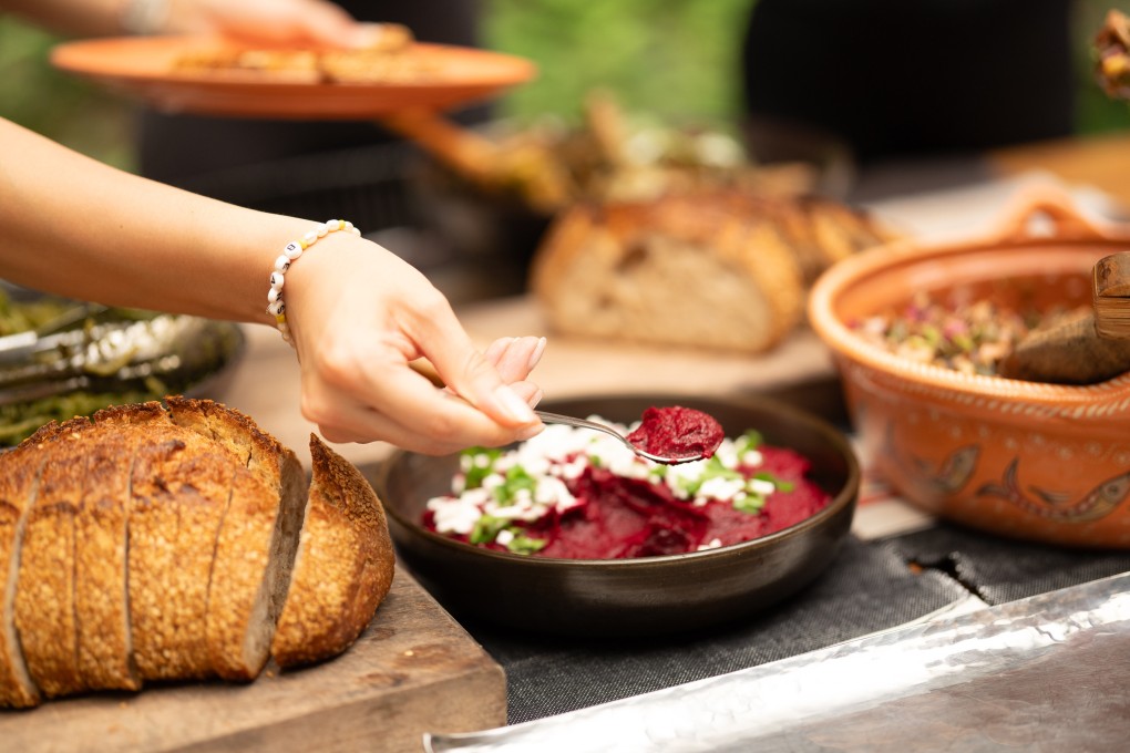 Dishes at a Permaclub event in Clear Water Bay, Hong Kong, which tries to fix city-dwellers’ relationship with food. Taking a few minutes to focus on food before eating it can help you tell whether you are genuinely hungry or craving food because you are stressed. Photo: Permaclub