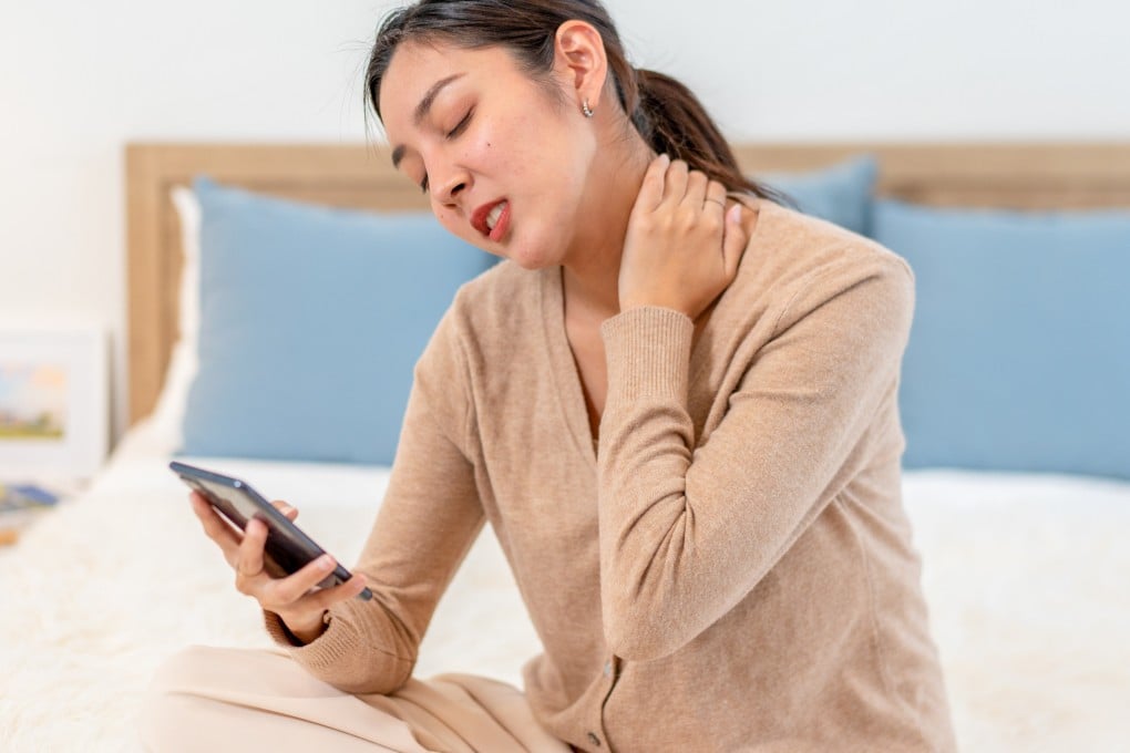 One in three people suffer neck pain each year. Hong Kong experts explain why it is easy to develop neck pain, and the lifestyle changes you can make to prevent it. Photo: Getty Images