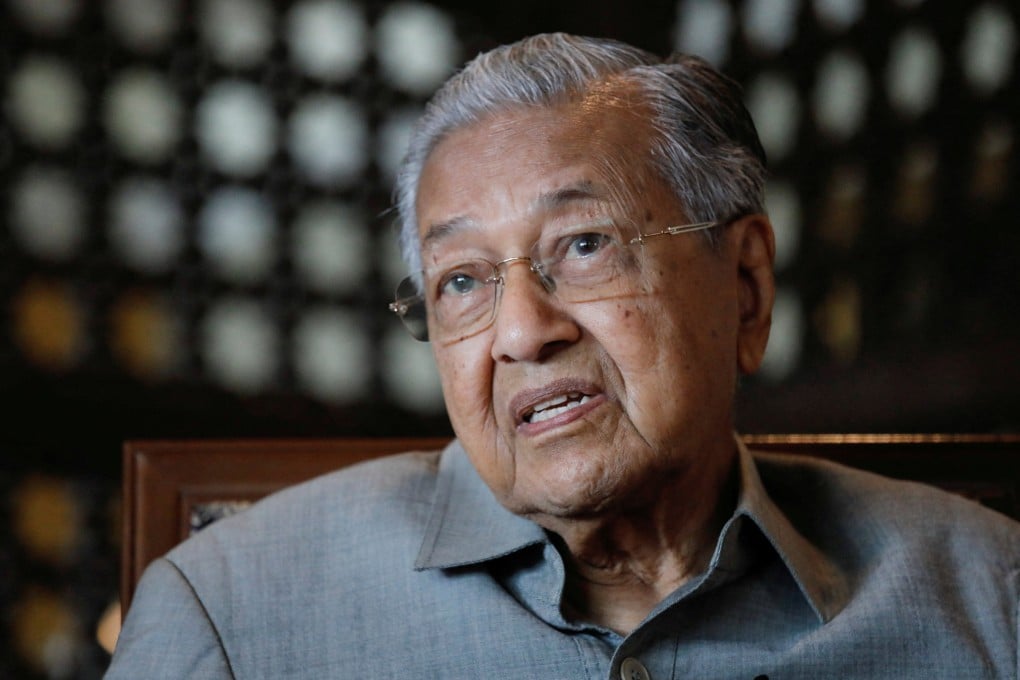 Former Malaysian Prime Minister Mahathir Mohamad speaks during an interview in Putrajaya in 2022. Photo: Reuters