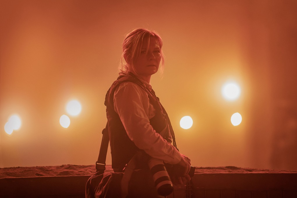 Kirsten Dunst in a still from Civil War. Photo: TNS