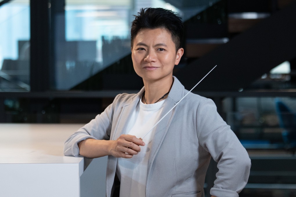Edith Tam, a conductor, horn player and co-founder of Hong Kong ensemble Le Gai, is organising a two-day conducting masterclass that will be watched over by French conductor Philippe Fournier. Photo: Nathan Tsui