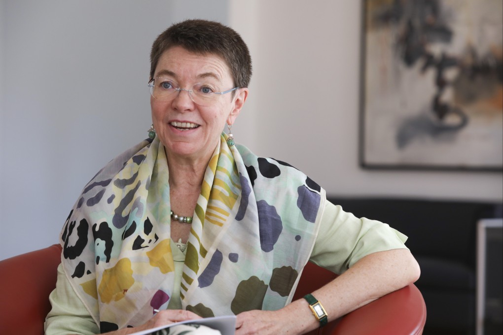 Germany’s ambassador to China Patricia Flor said Germany was determined to protect its democracy by constitutional means. Photo: Simon Song