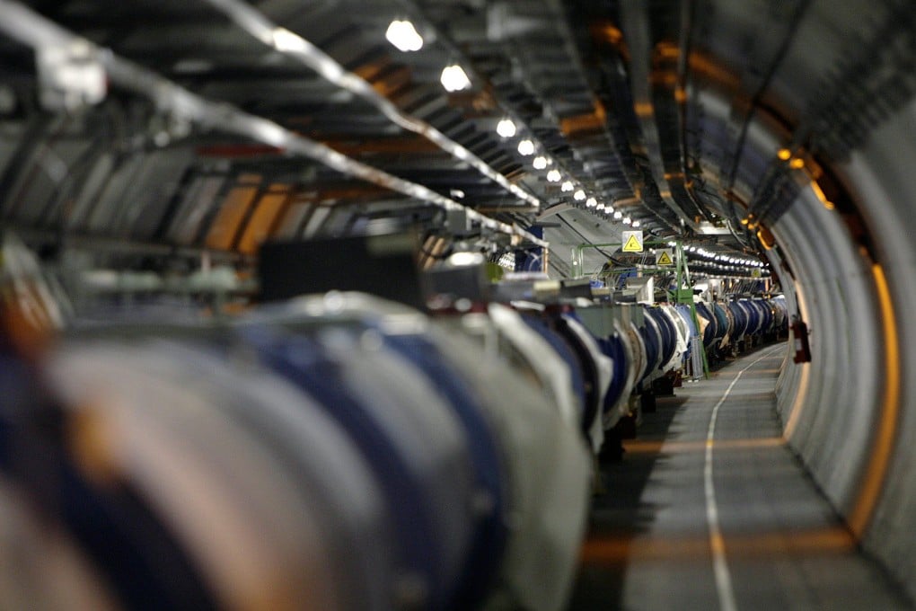The CERN president has weighed in on the debate around China’s proposed particle accelerator which would dwarf Europe’s Large Hadron Collider (pictured). Photo: Keystone via AP