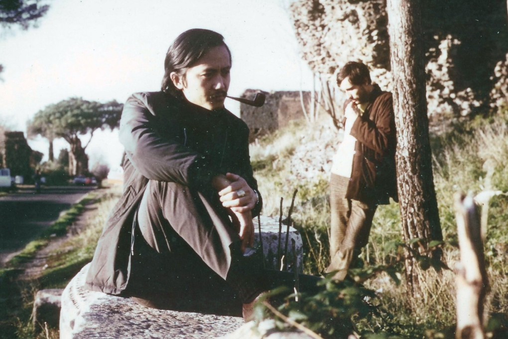 Film critic and historian Law Kar in his youth (left) in a still from the documentary film Cinema Strada (category IIA; Cantonese). Donna Ong directs