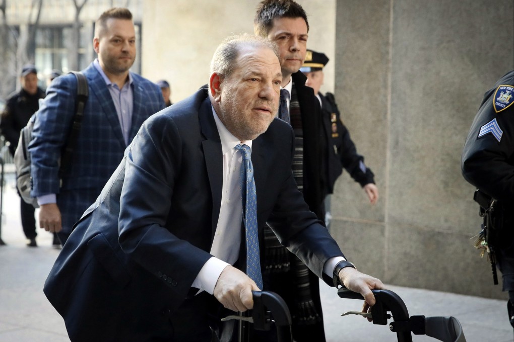Harvey Weinstein arrives at a New York courthouse in February 2020. Photo: AP