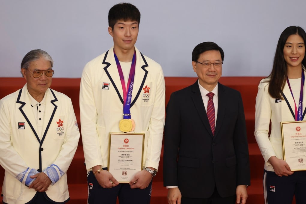 Cheung Ka-long is one of Hong Kong’s most prominent athletes following Tokyo Olympic Games success, he will defend his title in Paris this year. Photo: Yik Yeung-man
