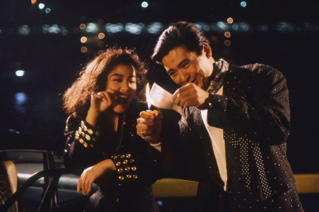 Chow Yun-fat and Cherie Chung film a scene in Tsim Sha Tsui for The Eighth Happiness in a photograph shot by Canadian Greg Girard. A collection of his 1980s Hong Kong film set photos will be presented in “Greg Girard: Hong Kong Made Me” at M+ museum. Photo: M+/Greg Girard