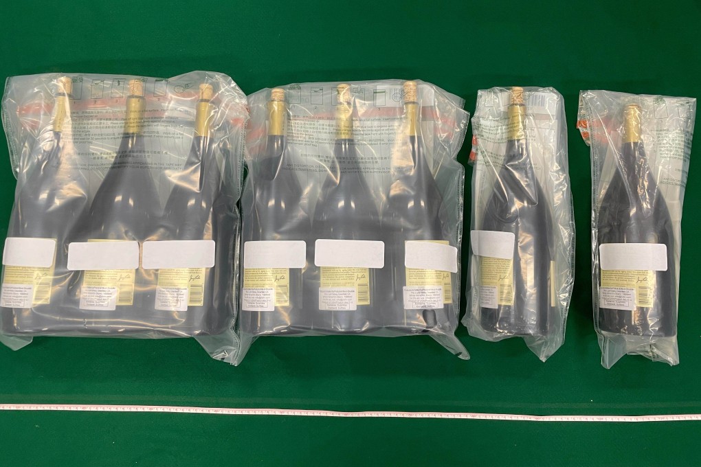 Customs seizes liquid cocaine worth HK$12 million. Photo: Handout