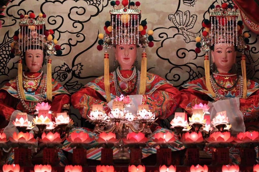 Statues of Tin Hau at a Tin Hau temple in Sai Kung, Hong Kong. Fishermen, their families and the wider community celebrate the Tin Hau Festival every year. Photo: SCMP
