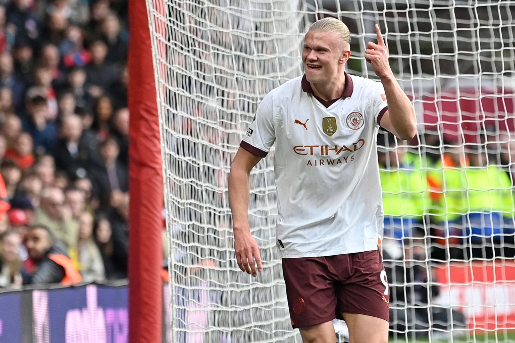 Manchester City Erling Haaland will become a playable character in the mobile video game Clash of Clans. Photo: AFP