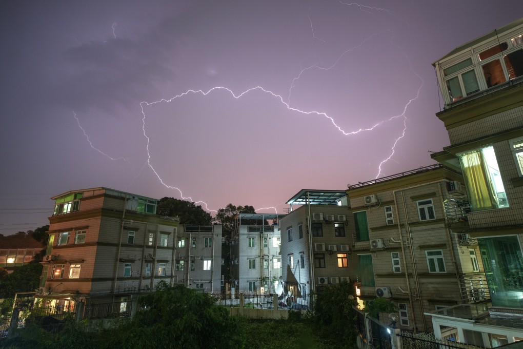 The forecaster said hail was reported in the Pearl River Delta region, including Macau and Zhuhai. Photo: Eugene Lee