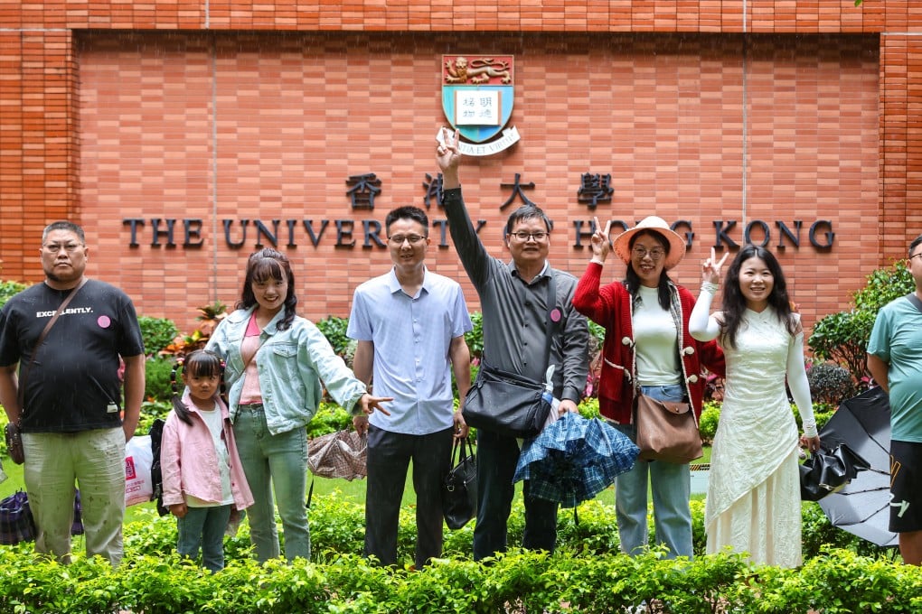 Travellers visit the University of Hong Kong at the start of the Labour Day “golden week” holiday. Photo: Edmond So