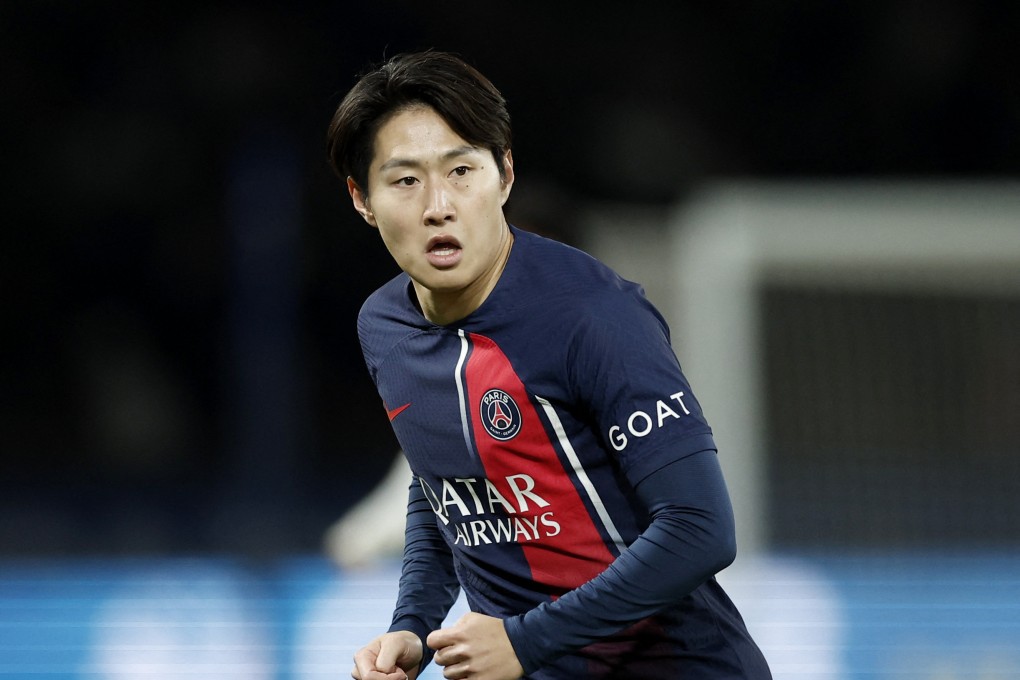 Paris St Germain’s Lee Kang-in could become only the third Asian man to reach a Uefa Champions League final. Photo: Reuters