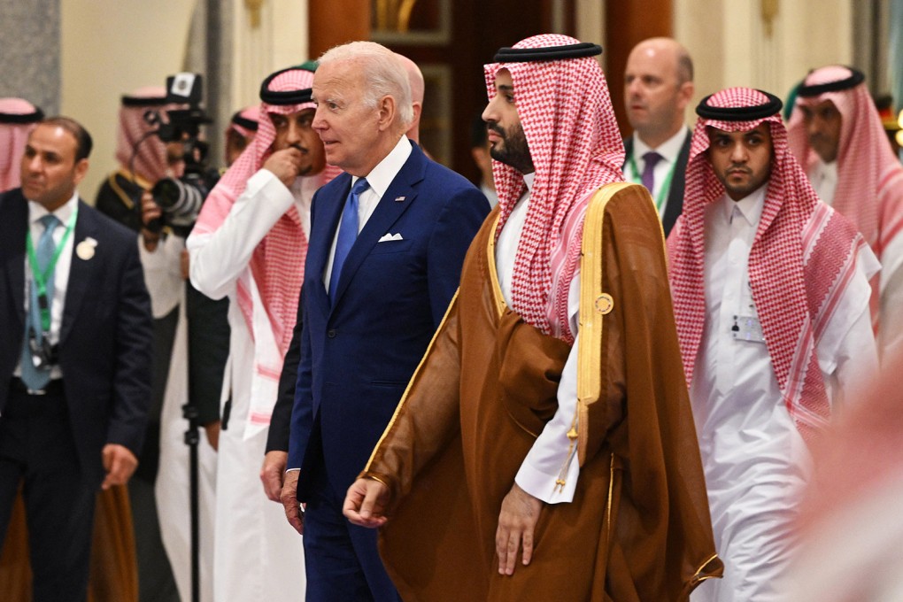 US President Joe Biden and Saudi Crown Prince Mohammed bin Salman in 2022. File photo: AFP