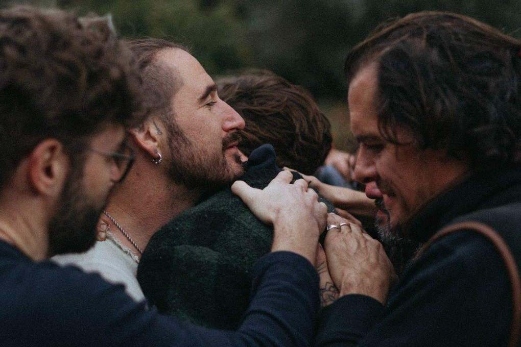 Participants bonding during a Menspedition event in Portugal. The wellness industry is waking up to men’s needs the way it has done to women’s – with emotional support groups and bonding retreats.
Photo: Instagram/menspedition