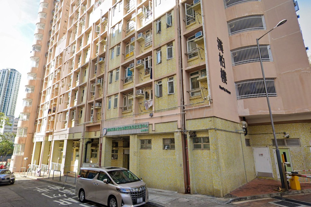 A woman has been injured after two bottles with acid fell from a window of a flat in Hon Pak House. Photo: Google Maps