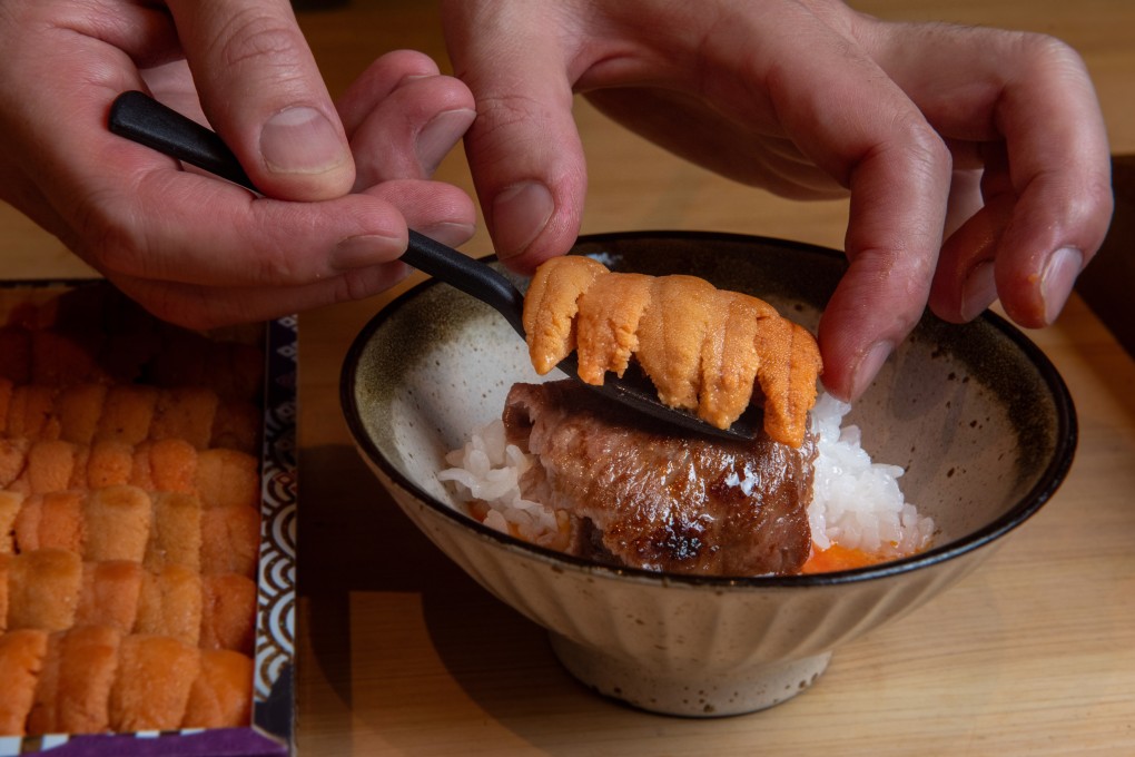 Wagyu and sea urchin clay pot rice from Sukiyaki Nakagawa, one of the 10 best new Hong Kong restaurants to try in May 2024. Photo: Sukiyaki Nakagawa