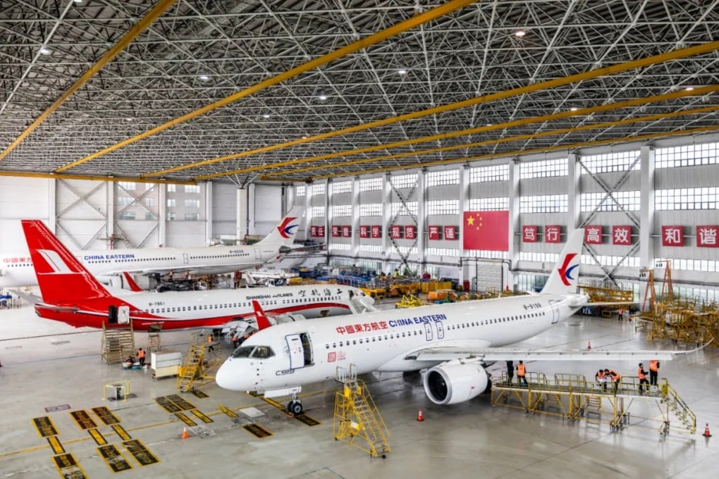 A crew of more than 60 checked the aircraft – refered to as B-919A by China Eastern Airlines – and tested the engines, landing gear and all equipment in the cabin, according to the regulator. Photo: Civil Aviation Administration of China