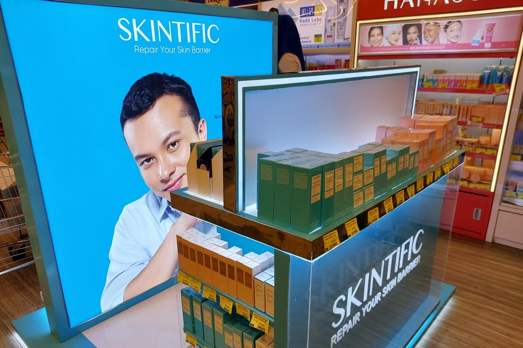 Skintific uses local brand ambassadors like actor Nicholas Saputra in Indonesia. Photo: Aisyah Llewellyn