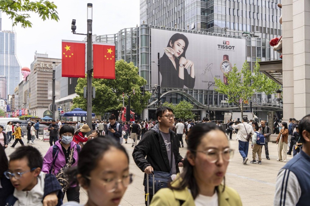 Shoppers in Shanghai. If domestic consumption remains weak, the only option will be to export excess supply. Photo: Bloomberg