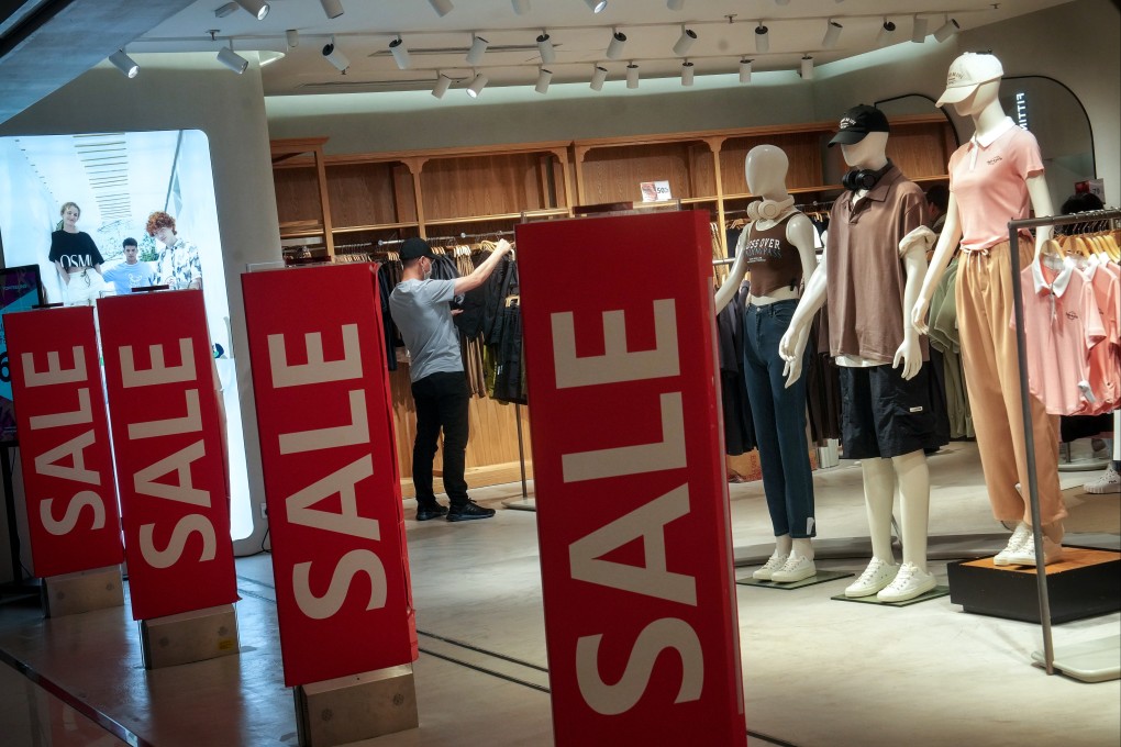 Across the first three months, which included Lunar New Year and the Easter holiday, retail sales dropped 1.3 per cent year on year. Photo: Elson Li