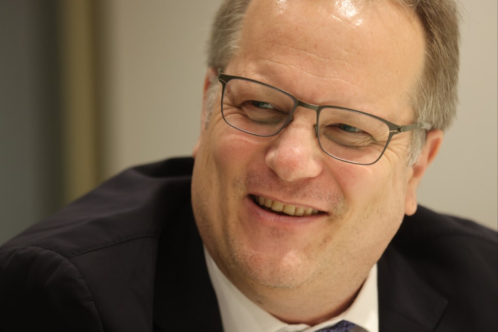 Jan Metzger, Citi Asia Pacific Investment Banking Head Managing Director, at his office in Champion Tower, Central. Photo: Jonathan Wong