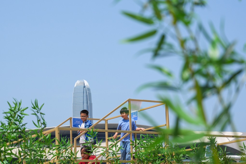 The Hong Kong government has extended the US$100 billion Green and Sustainable Finance Grant Scheme, which will cover transition bonds and loans for companies to upgrade their equipment to save energy and cut down on pollution. Photo: Eugene Lee