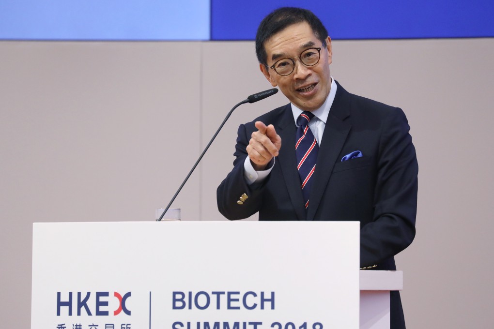 New HKEX chairman Carlson Tong Ka-shing brings decades of financial service and public policy experience to the role. Photo: Edward Wong