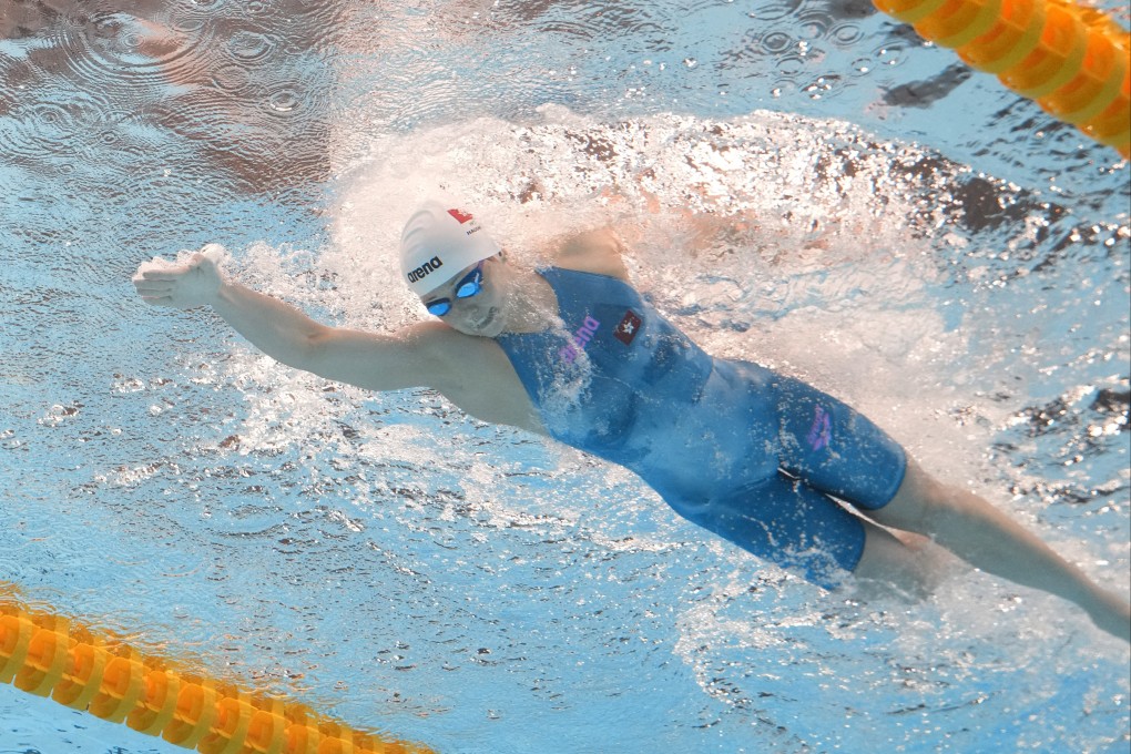 Siobhan Haughey has been racing a butterfly swimmer in training at Hong Kong Sports Institute. Photo: AP