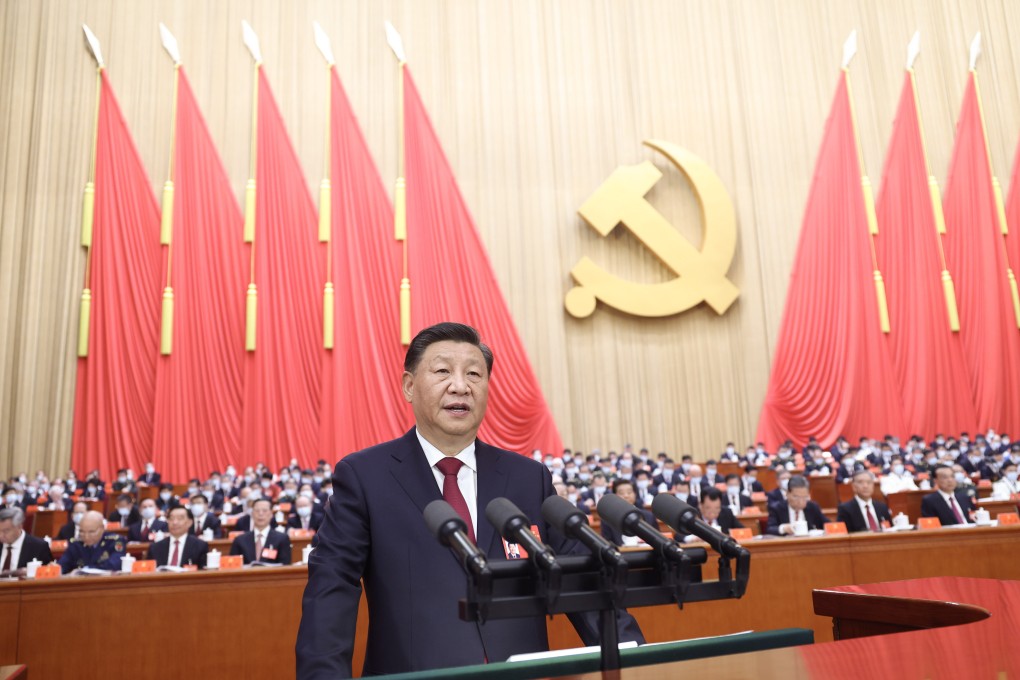 Xi Jinping delivers a report at the 20th National Congress of the Communist Party of China in Beijing. The upcoming third plenum is a highly anticipated meeting of the party’s Central Committee. Photo: Xinhua