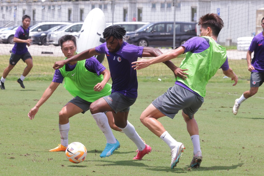 Mahama Awal is keen to force himself back into the plans of Hong Kong head coach Jorn Andersen. Photo: Jelly Tse