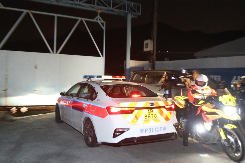 Police are investigating the fatal accident at a Pat Heung storage yard. Photo: Handout