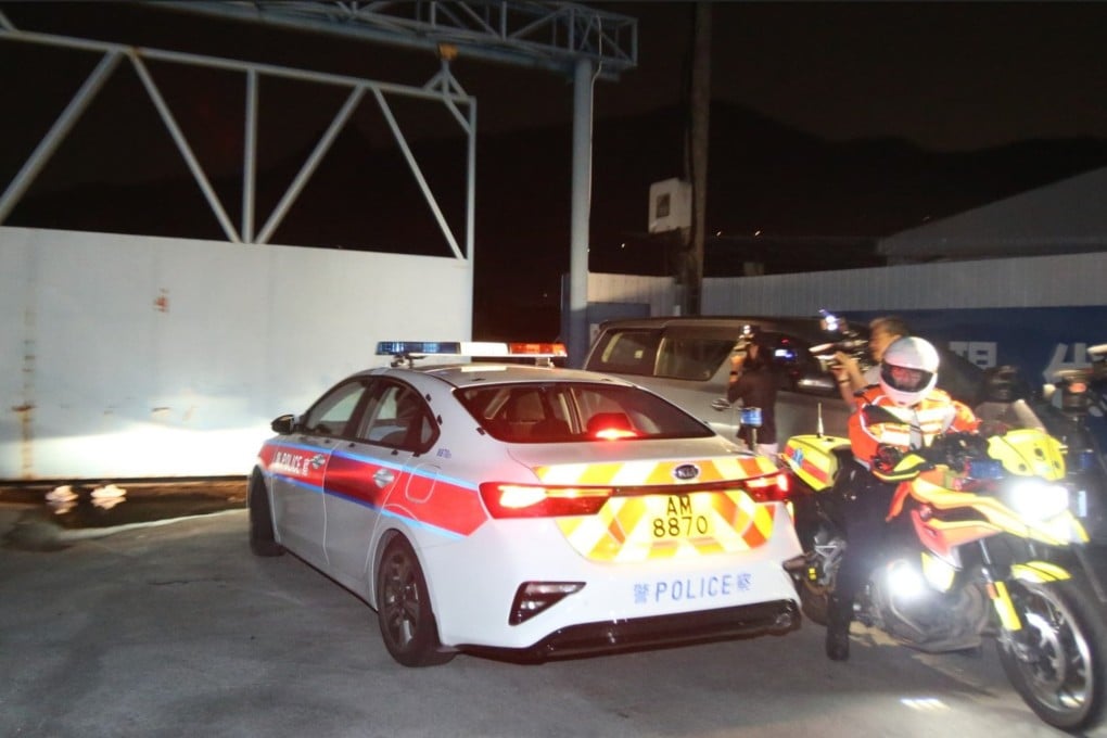 Police are investigating the fatal accident at a Pat Heung storage yard. Photo: Handout