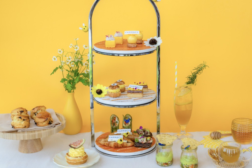 The Farmhouse in the Hyatt Centric Victoria Harbour in Hong Kong, is offering an afternoon tea inspired by Farmacy Beauty’s bee skincare line for Mother’s Day. It is one of 13 options we suggest for treating Mum on her special day. Photo: Farmhouse