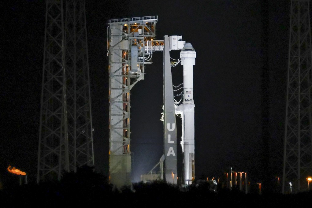 Boeing’s Starliner capsule atop an Atlas V rocket at the Cape Canaveral Space Force Station, Florida. Photo: AP