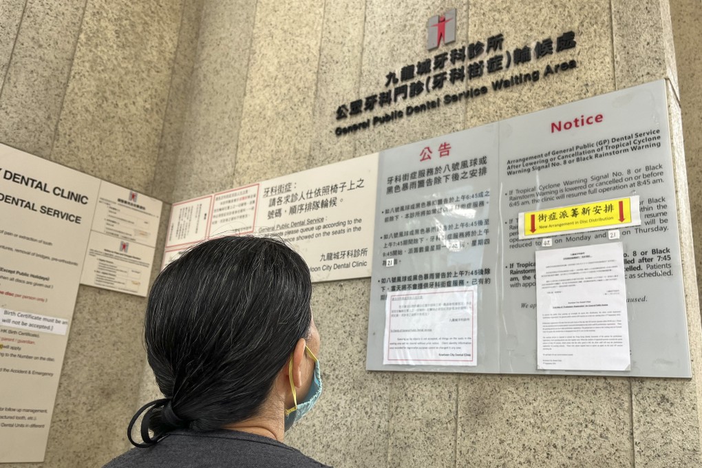 Health authorities are adjusting time slots for preliminary registration for dental appointments at government clinics. Photo: Sammy Heung