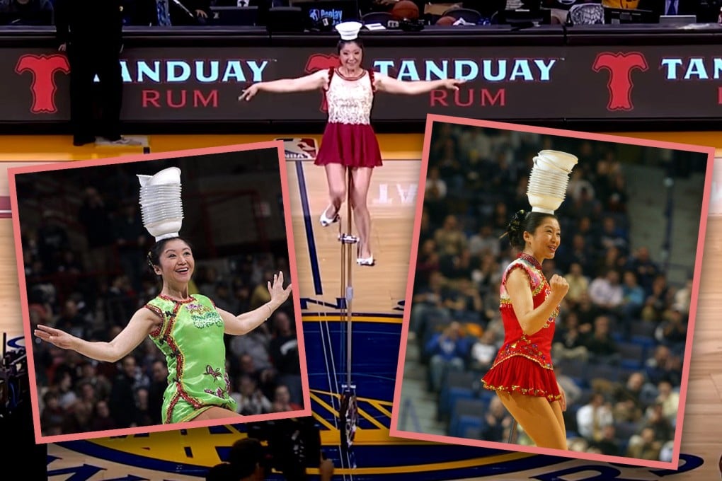 Who is the NBA Red Panda? The Post profiles a Chinese acrobat who has been wowing basketball fans in the US with her amazing juggling skills for decades. Photo: SCMP composite/Sina/X.com/YouTube