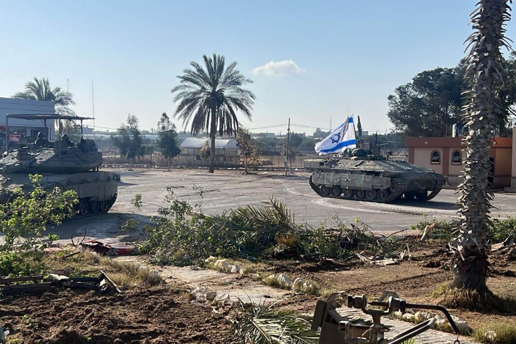 Israeli forces enter the Gaza side of the Rafah crossing. Photo: IDF/Handout via Xinhua