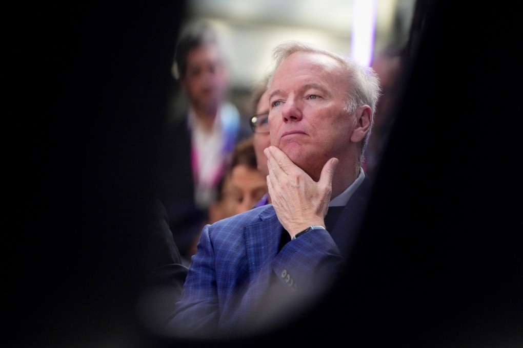 Eric Schmidt at the ai-Pulse conference in Paris, France, on November 17, 2023. Photo: Bloomberg