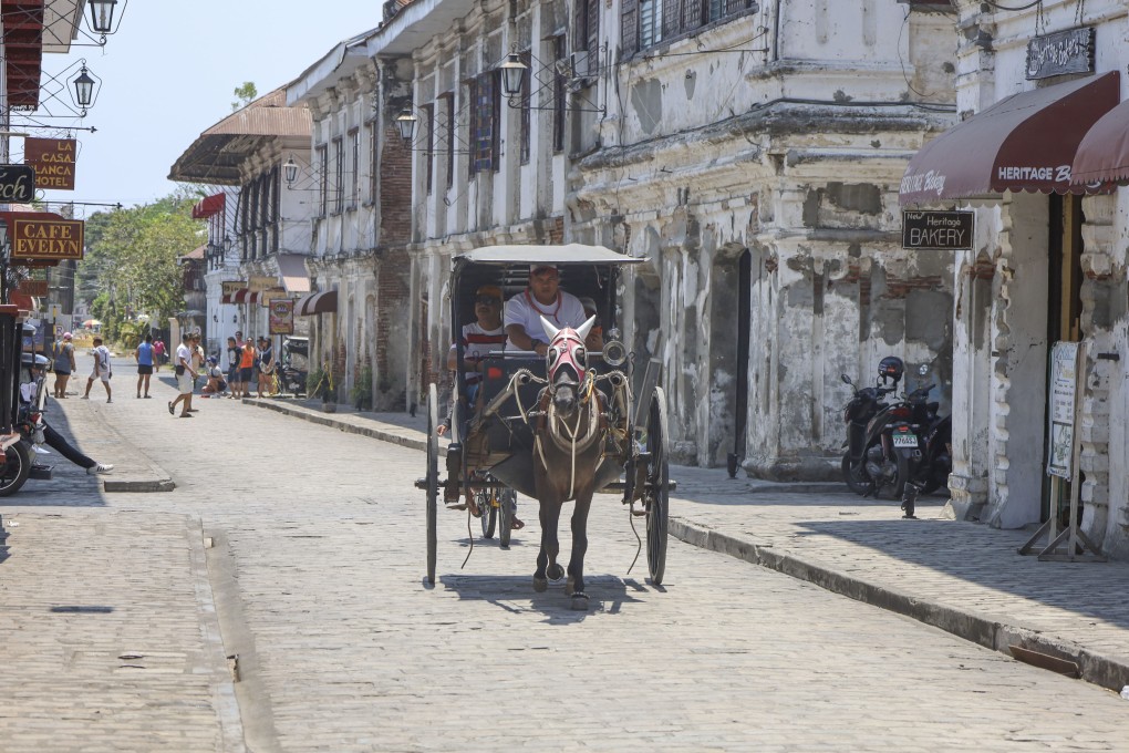 A horse-drawn “kalesa” on a cobbled street in Vigan, a city in the Philippines where hundreds of Spanish colonial buildings offer a window on the country’s colonial past. Elsewhere, churches and forts are reminders of the Spanish presence over three centuries. Photo: Thomas Bird