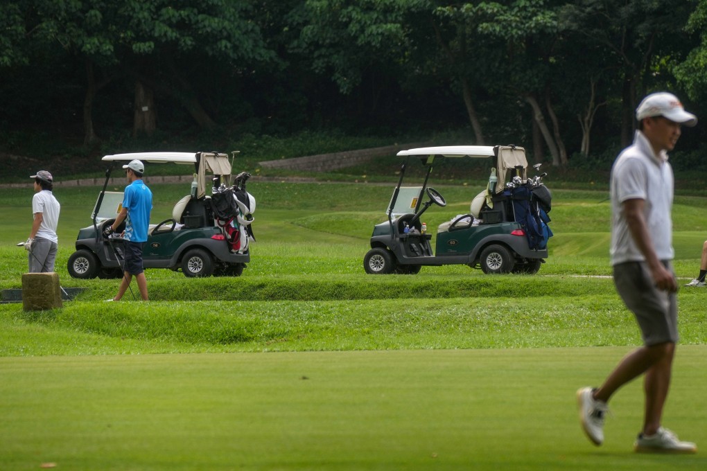 Members play at the Hong Kong Golf Club’s course in Fanling. Photo: Elson Li