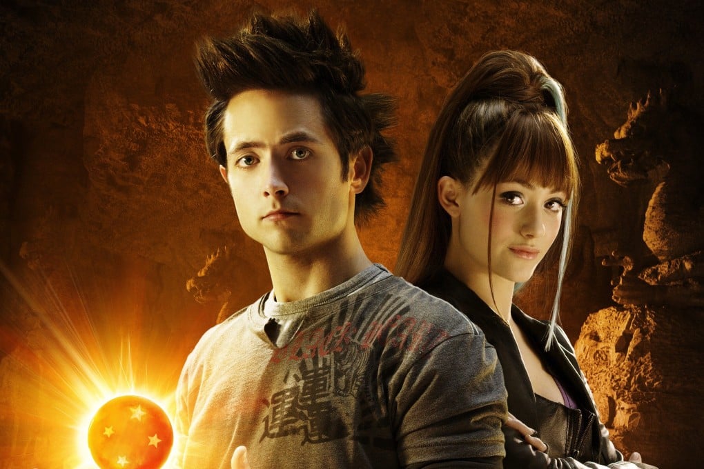 Justin Chatwin and Emmy Rossum in Dragonball Evolution, the laughably bad 2009 movie adaptation of Akira Toriyama’s iconic Dragon Ball manga series.