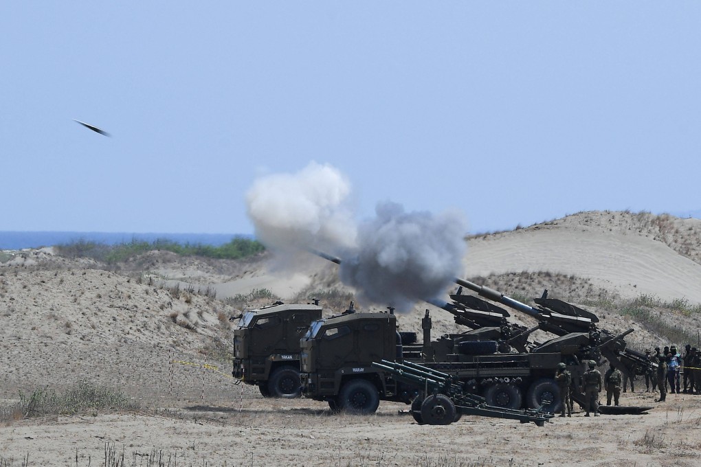 Philippine troops take part in a joint military exercise with their US counterparts in Laoag, Luzon island, on May 8. Photo: AFP